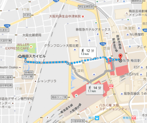 梅田スカイビルへのアクセス 阪急梅田駅から一番簡単な行き方を紹介 みからもち