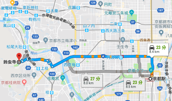 鈴虫寺へのアクセス 京都駅から電車 バスでの行き方を徹底解説 みからもち